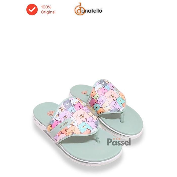StylKids- Passel x Donatello Sz. 31-35 Sandal Slip On Anak Perempuan Kasual Printing DC11061 /