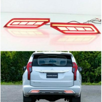 Lampu Bemper Belakang Reflektor Led Pajero 2021