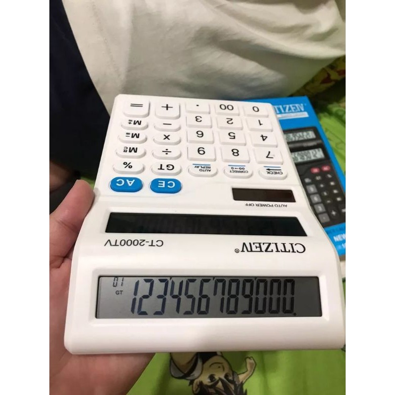 

[JIB] Calculator Kalkulator 2 Layar CT-2TV 12 Dit - Calculator Check Dual 2 Power