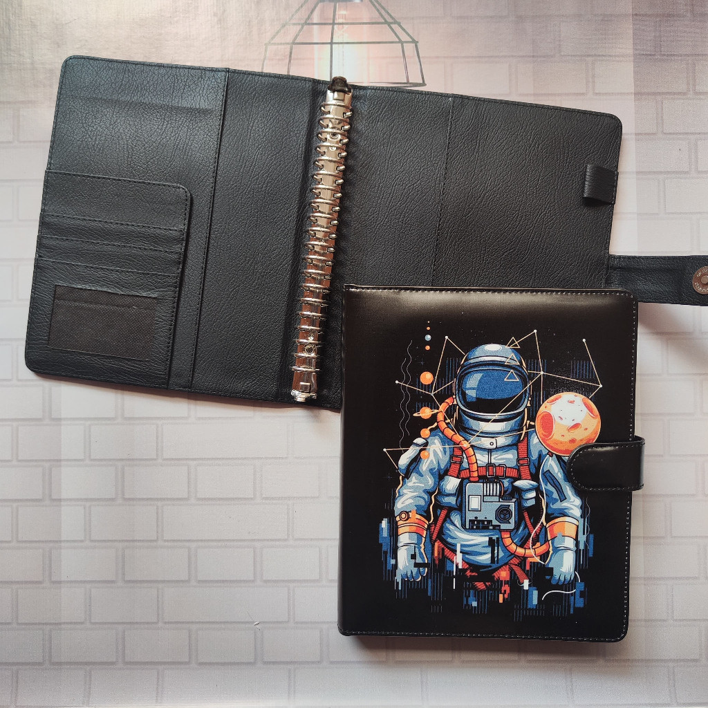 

Binder Motif Ukuran A5 20ring Dan B5 26ring Bahan Kulit Sintetis Binder Aesthetic