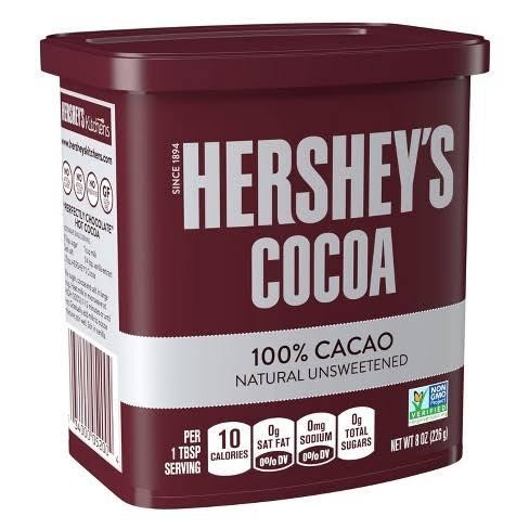 

BisaInstan- HERSHEY'S Cocoa Natural Unsweetened Powder 226 Gram 8 Oz (Made in USA)