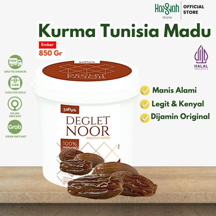 

BisaInstan- Kurma Deglet Nour Tunisia Madu Tunisia Tanpa Tangkai Ember 850 gram