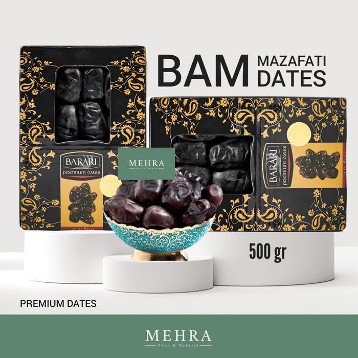 

BisaInstan- KURMA BAM IRAN / ANGGUR / BAM MAZAFATI DATES 500 GRAM