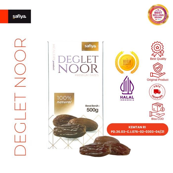 

BisaInstan- Safiya Kurma Tunisia Madu 500 Gram Deglet Noor Tanpa Tangkai