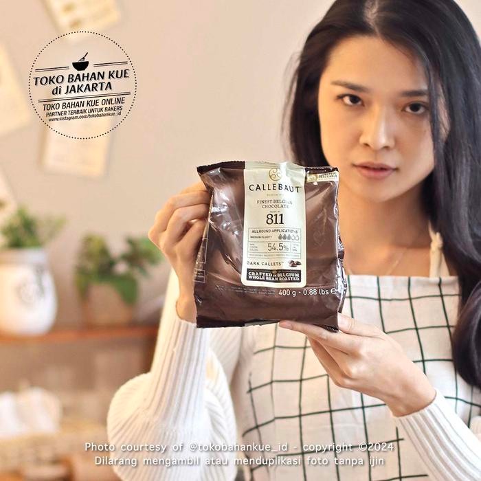 

BisaInstan- Callebaut 811NV 54,5% 400gr ASLI Dark Couverture Chocolate Coklat 811