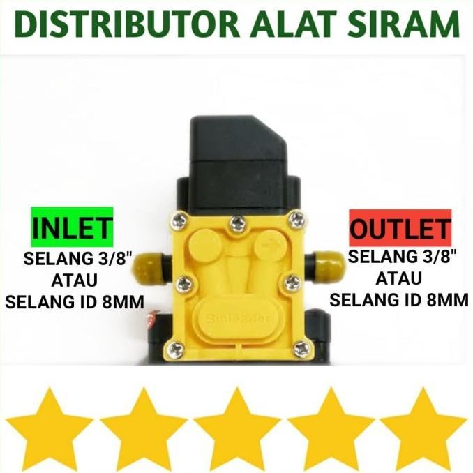 PAKET ALAT SIRAM MISTING 15 TITIK 0.8 MM MIST NOZZLE KABUT SELANG AIR