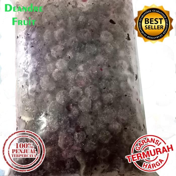 

BisaInstan- Buah Beku IQF Blueberry Frozen Utuh 1/2kg TERMURAH DIJAMIN MURAH