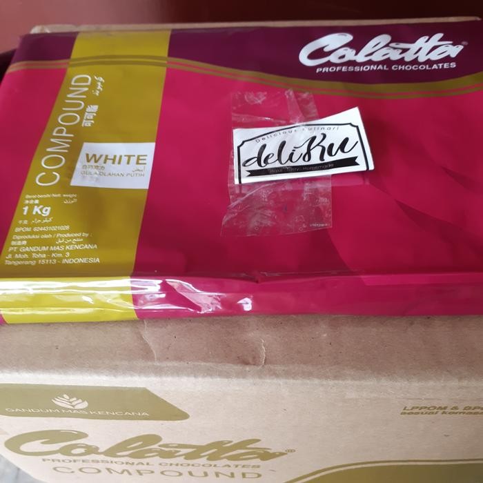 

BisaInstan- White compound collata 1kg asli/ cokelat white compound colatta 1kg