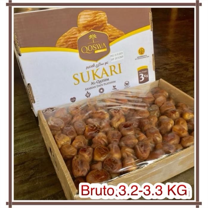 

BisaInstan- Kurma Sukari 3kg - Sukkari 3 kg