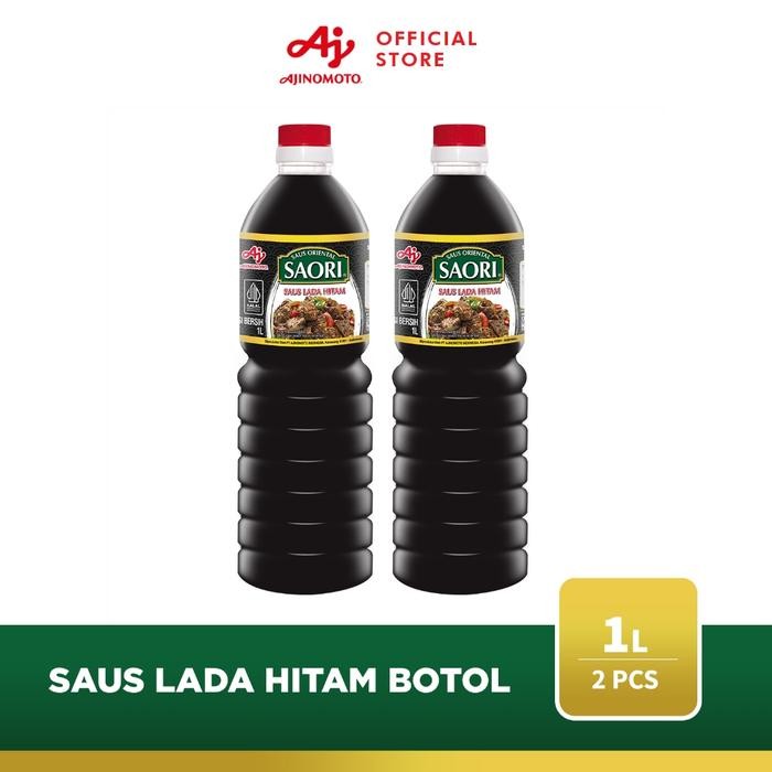 

BisaInstan- SAORI Saus Lada Hitam Botol 1L (2pcs)