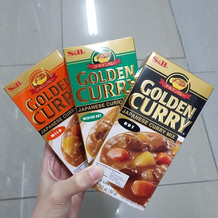 

Kirim,HariYgSama- S&B Golden Curry sauce mix 92gr- Bumbu kari Jepang favorit