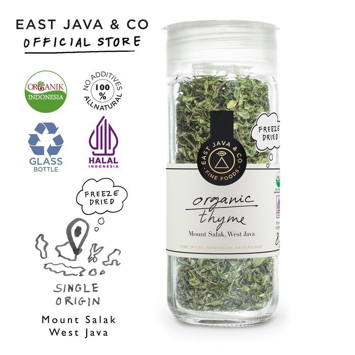 

Kirim,HariYgSama- East Java & Co Organic Freeze Dried Thyme - 8g (Daun Thyme Organik)