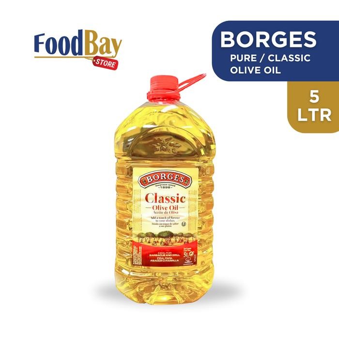 

Kirim,HariYgSama- BORGES - Classic Olive Oil Pure 5 L / Minyak Zaitun