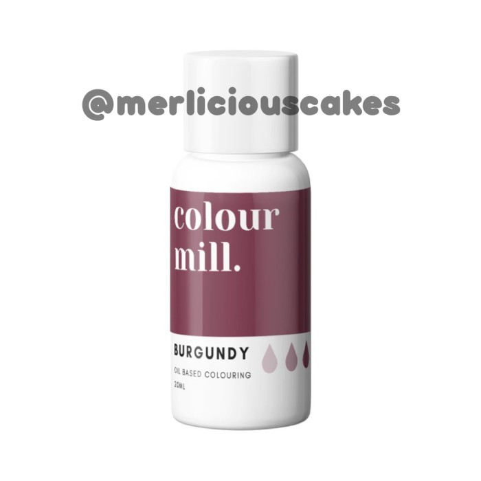 

BisaInstan- Colour Mill Burgundy 20 ml Oil Based Colouring
