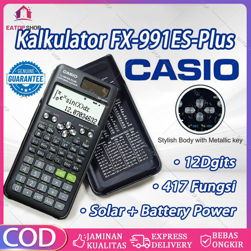 

Kalkulator Ilmiah FX-991EX/991ES-Plus Kalkulator Ilmiah Kalkulator Ilmiah 417 fungsi/dua catu daya
