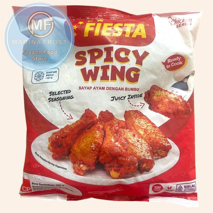 

Kirim,HariYgSama- FIESTA SPICY WING 500 GR