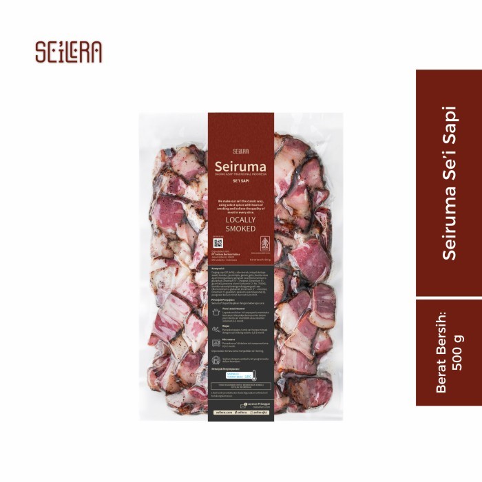 

Kirim,HariYgSama- SEIRUMA - Sei Sapi / Daging Asap (500 gr) + Sambal Lu'at