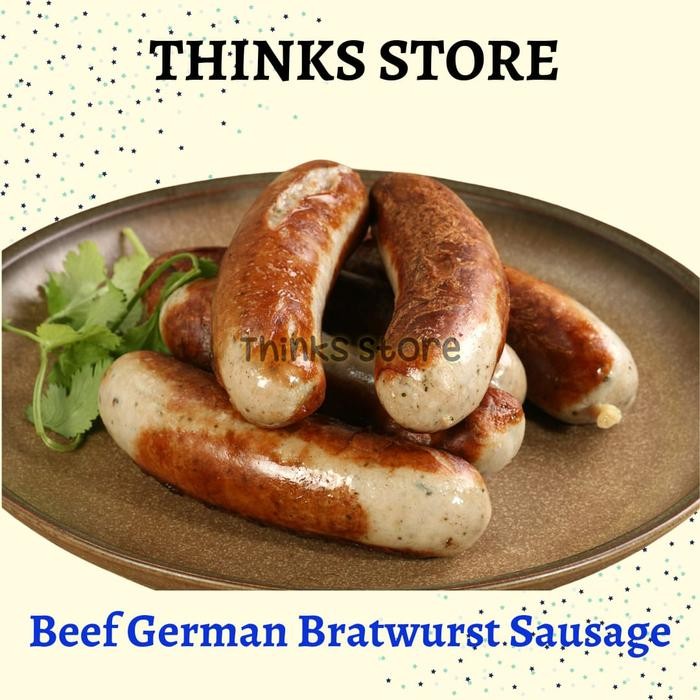 

Kirim,HariYgSama- Beef Bratwurst German Sausage - Sosis German Sapi Bratwurst Premium