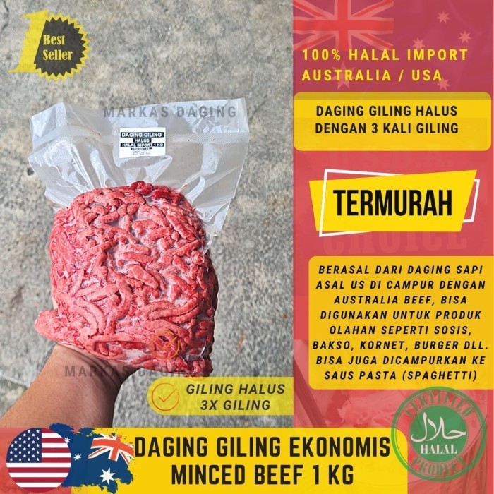 

Kirim,HariYgSama- DAGING GILING SAPI EKONOMIS - 1 KG - HARGA SPECIAL !