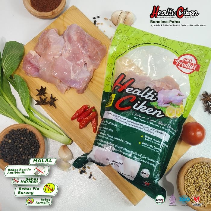 

Kirim,HariYgSama- Boneless Paha Ayam + Probiotik Healti Ciken 0.9-1 kg