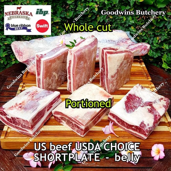 

Kirim,HariYgSama- 1.2kg beef short plate frozen PORTIONED - SWIFT US imported