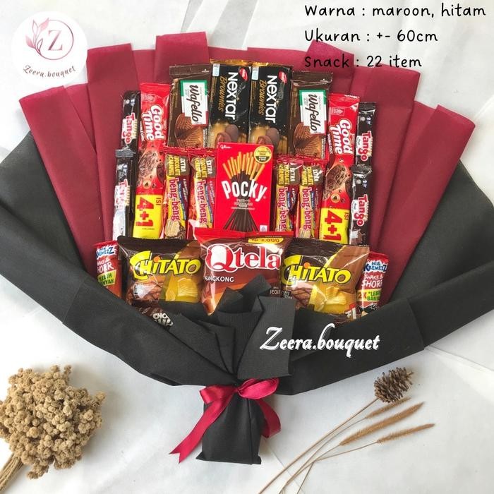 

Kirim,HariYgSama- (B25) Buket snack jumbo hadiah Ulang tahun Anak-anak