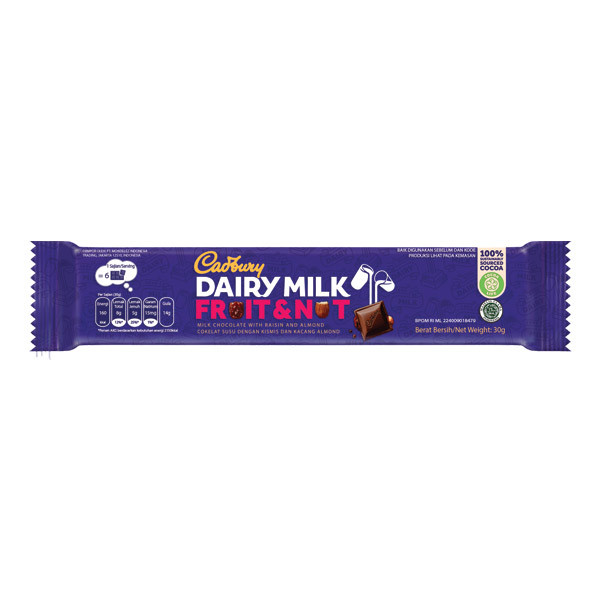 

CADBURY FRUIT&NUT 30G