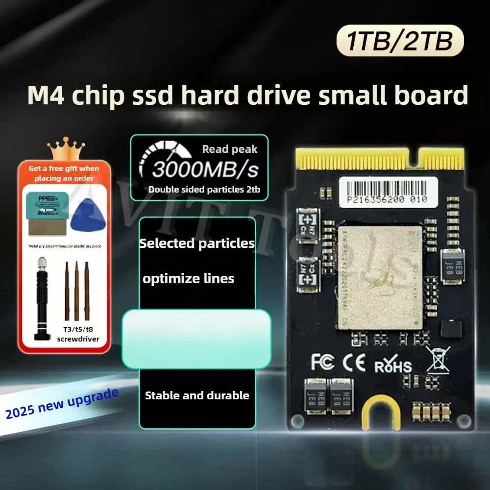 Solid State Drive Kit 1T/2T For MAC MINI M4 SSD Capacity Upgrade Toshiba/SSD New Particles Upgrade