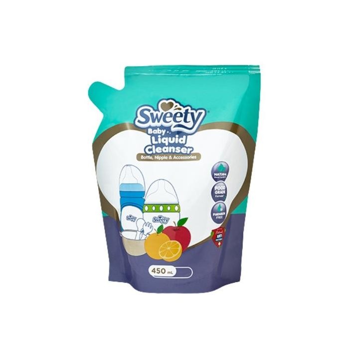 Momibi- Sweety Baby Liquid Cleanser Sabun Cuci Botol Pouch Bayi 200Ml / 450Ml / 500Ml / 900 Ml