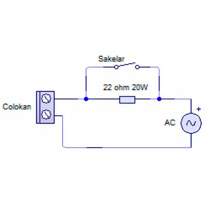 RESISTOR/DUMMY LOAD/ SHUNT 100 W 20 OHM