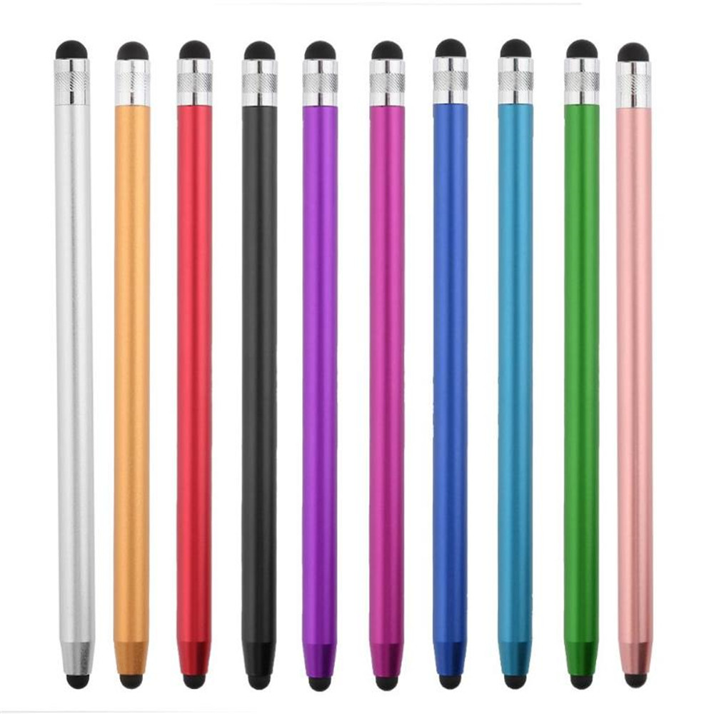 

Multi-Color Ballpoint Pen Double Stylus Capacitive Touch Screen Brush For Ipad Mobile Phone Smart