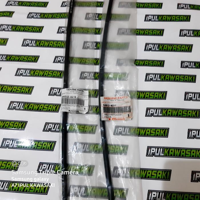 KABEL GAS ATAU TALI GAS OPEN CLOSING NINJA 250 KARBU ORI SET BERKUALITAS
