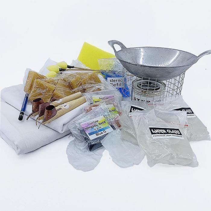 

ready stok paket alat membatik super komplet alat dan bahan batik siap pakai original