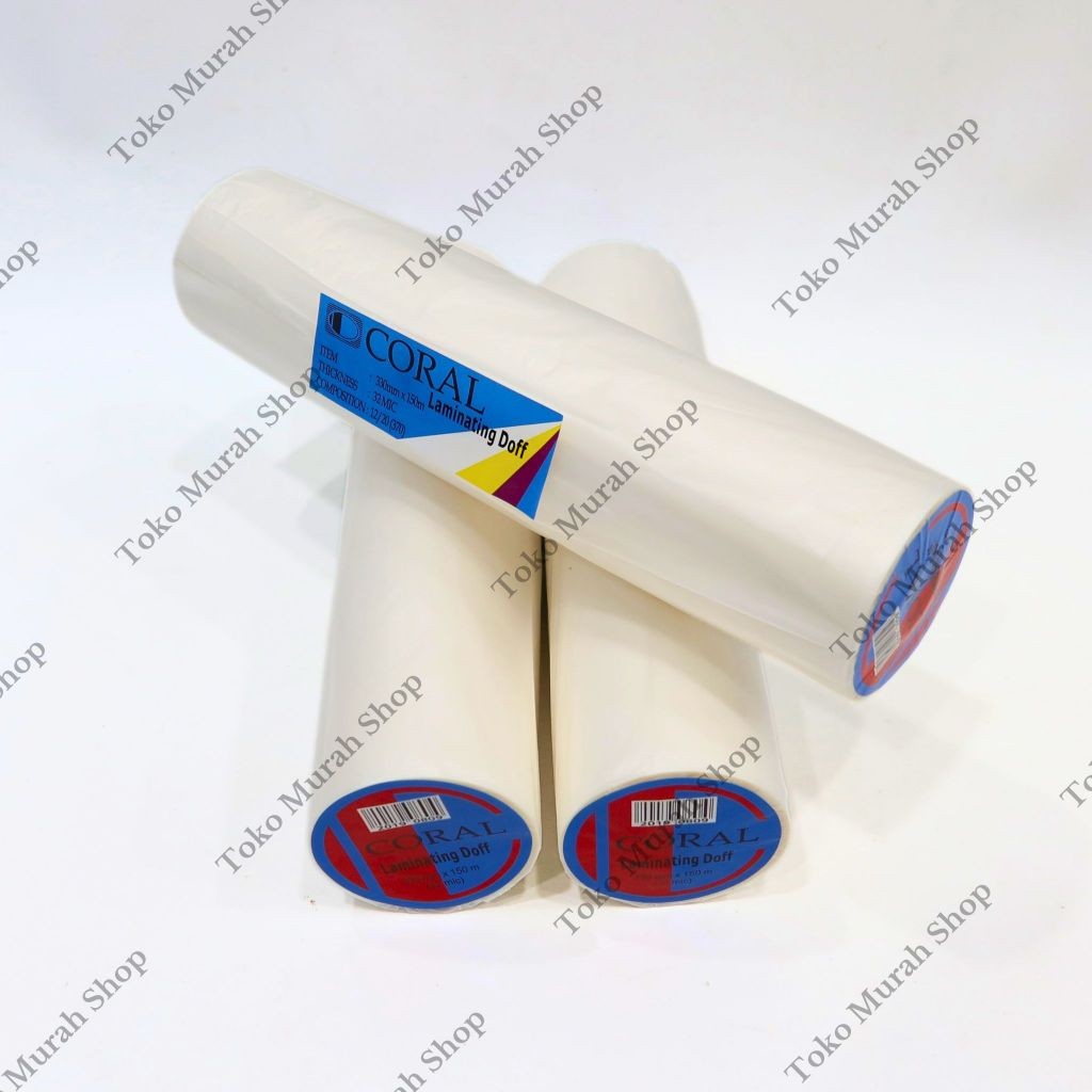 

Plastik Laminating Roll e Plastik Laminating C e 330mm x 150m x 32Mic C