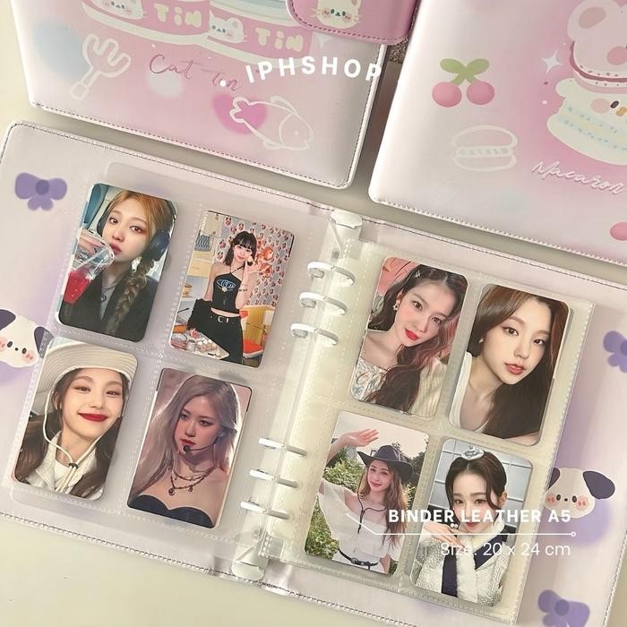Terlaris iphshop Cute Binder A5 Photocard Album Untuk Menyimpan Koleksi Kartu PC / Album Foto