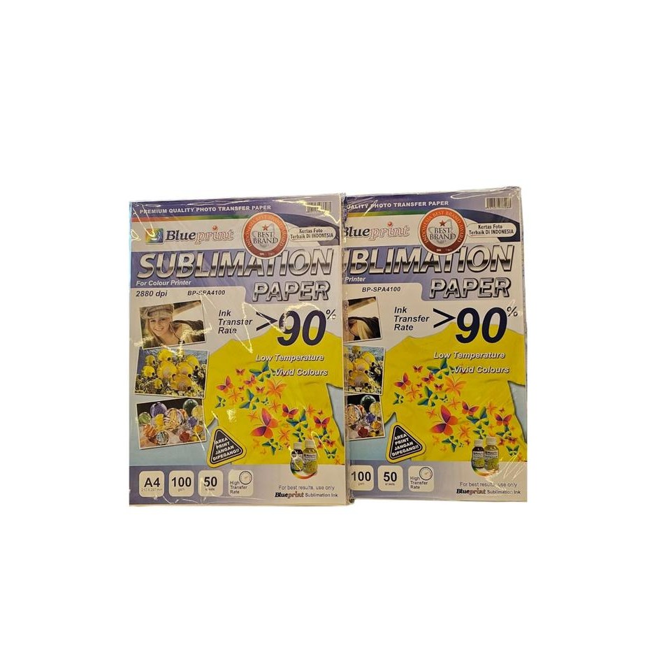 

PAPER BLUEPRINT SUBLIM A4 100 GRM / KERTAS FOTO SUBLIM A4