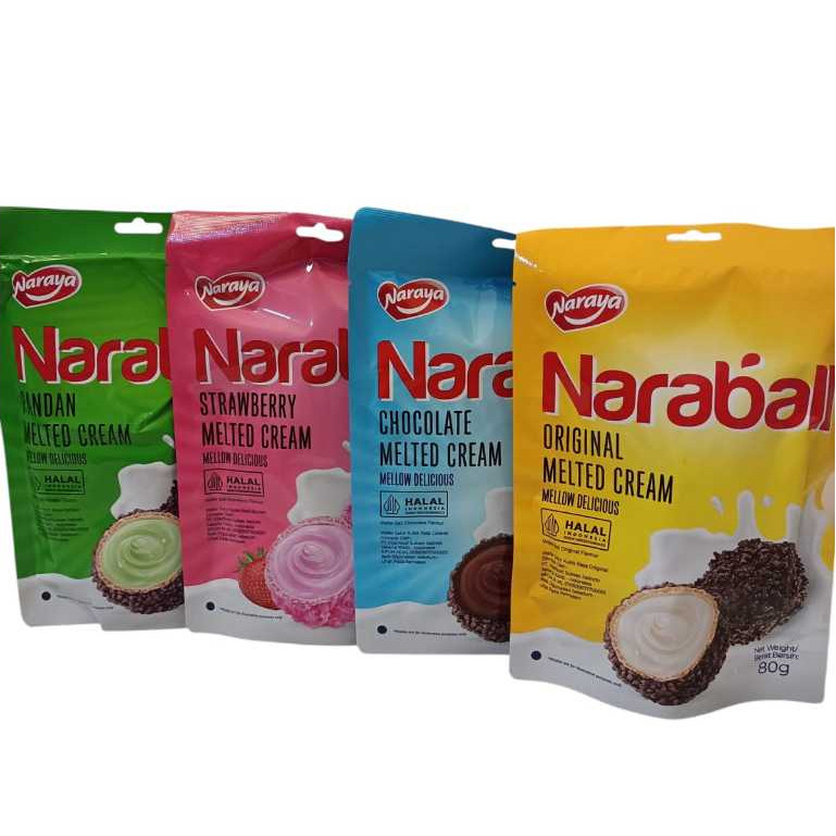 

NARAYA NARABALL 80g Wafer Ball Melted Cream