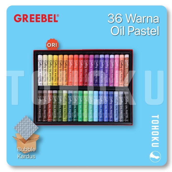 

ready stok [pack aman] greebel artist oil pastel - 12-24-36-48-72 original