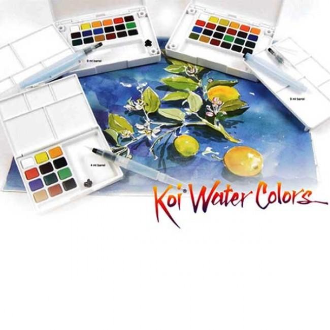 

ready stok sakura koi watercolor pocket field sketch box 18 original