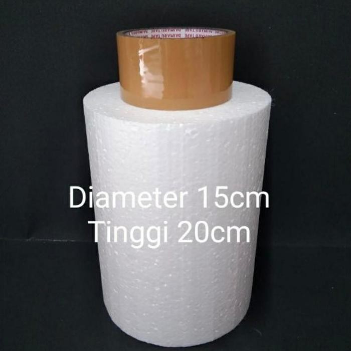 

D15X20YCM GABUS STYROFOAM BULAT DUMMY CAKE
