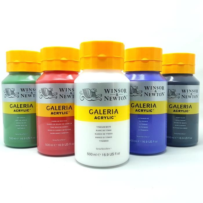 

ready stok cat akrilik galeria acrylic colour 500 ml winsor & newton original