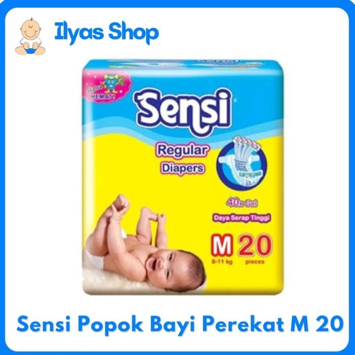 Amorie- Sensi Popok Perekat - Diapers Bayi Tape M20