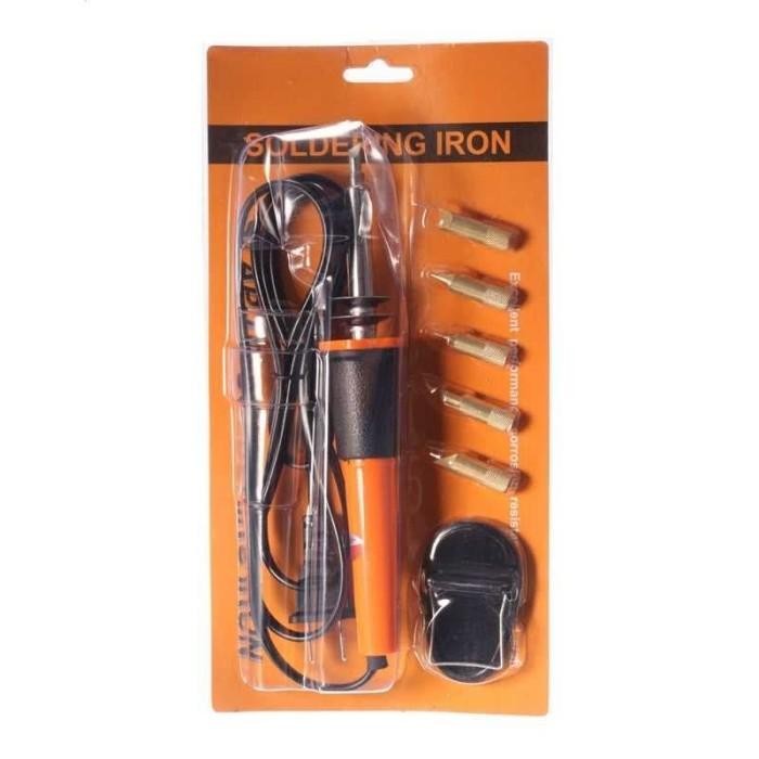 

ready stok solder ukir lukis kayu wood carving burning pyrography pen set 5 mata original