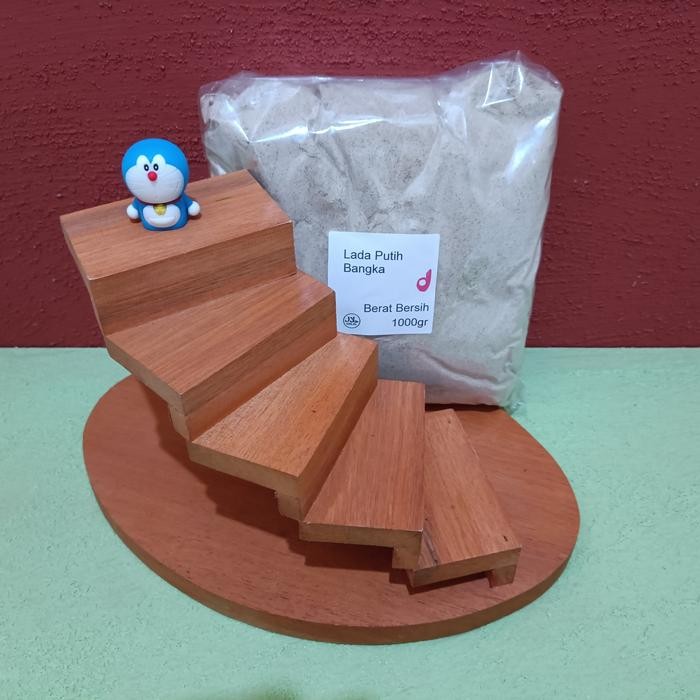 

Lada Putih Bubuk Murni 1 kg Bangka / White Pepper Powder 1000 gram / Rempah / Herbs / Spices