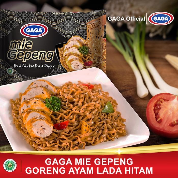 GAGA MIe Gepeng dan GAGA 100 Lada Hitam GRATIS 1 Toples Gaga Otak-Otakku (GG18)