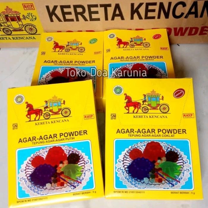 

Sale Terbatas Agar Agar Kereta Kencana 1Box Isi 12 Sachet