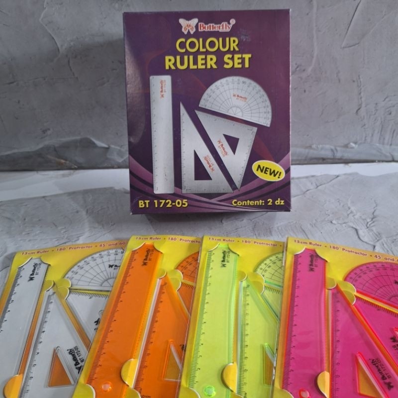 

Penggaris Butterfly Set BT172-05