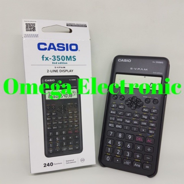 

Casio FX 350 MS - Scientific Kalkulator Kuliah Sekolah Calculator FX-350MS 2nd Edition