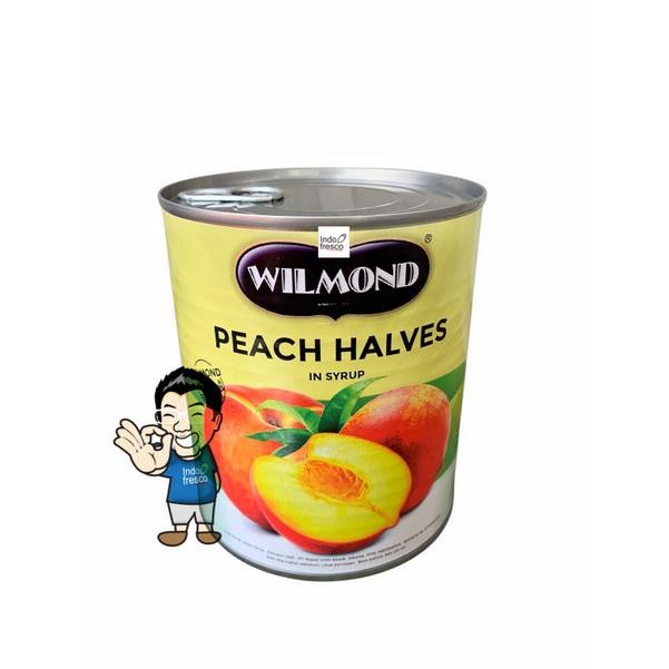 

NewZbgt- Wilmond Peach Halves In Syrup Canned- Buah Persik Kaleng 825g