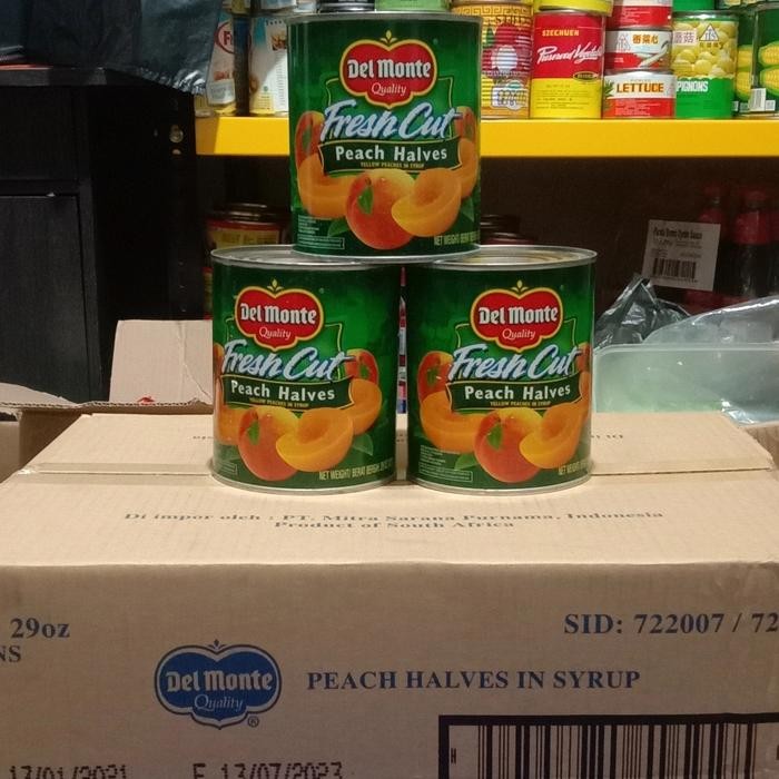 

NewZbgt- delmonte peach halves 825gr 1 dus